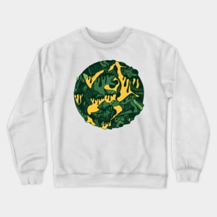 Forrest Green Circle of Drip Crewneck Sweatshirt